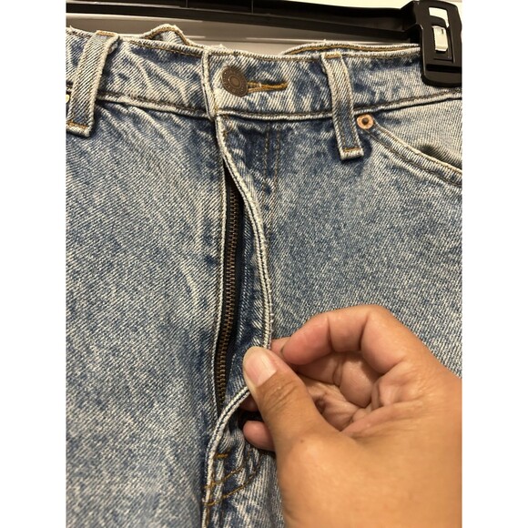 Vintage 1997 Levis 550 Relaxed Fit Orange Tab Made In USA Jeans Mens 34 X 30 - Picture 6 of 9